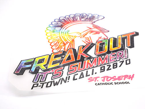 Heat Transfer Label